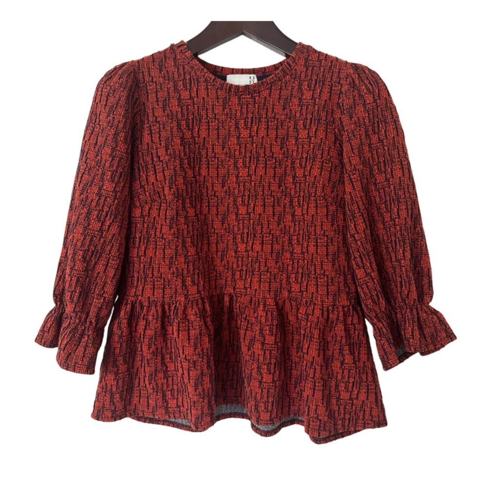 Ro & De Perette Peplum‎ Top Size Medium